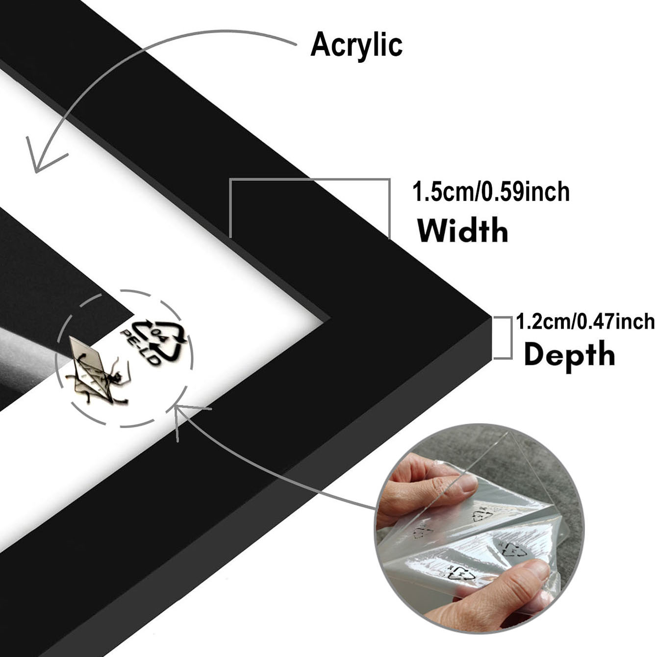 3 Adet Ahşap Kare Fotoğraf Çer - Engraved Wood Frame incelemesi ve fiyatı