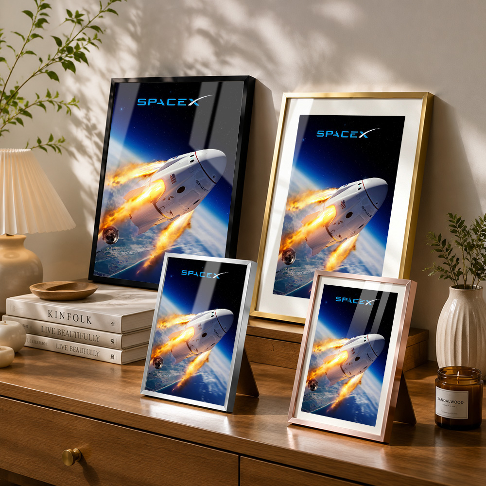 Spacex Dragon Kapsülü Geri Dön - Custom Map Poster incelemesi ve fiyatı