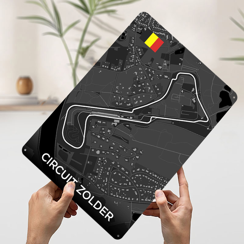 Devre Zolder Parkuru Haritası  - Custom Map Poster incelemesi ve fiyatı